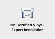 3M Certified Vinyl + Expert Installation