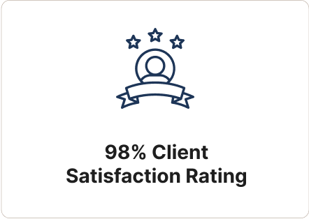 98% Client Satisfaction Rating