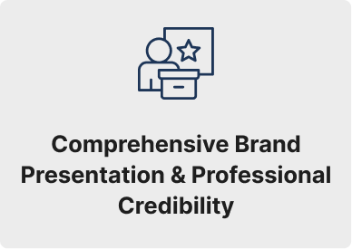 Comprehensive Brand Presentation & Professional Credibility