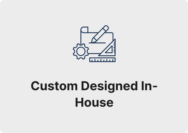 Custom Designed In-House Poducts icon
