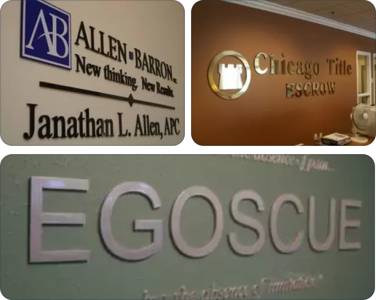 FAQs - Lobby & Office Signs