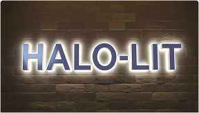 Halo-Lit (Reverse Channel) Letters
