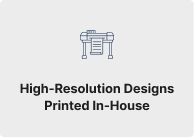 High-Resolution Designs Printed In-House