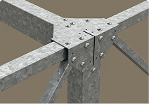 Hot-Dipped Galvanized Steel Framework