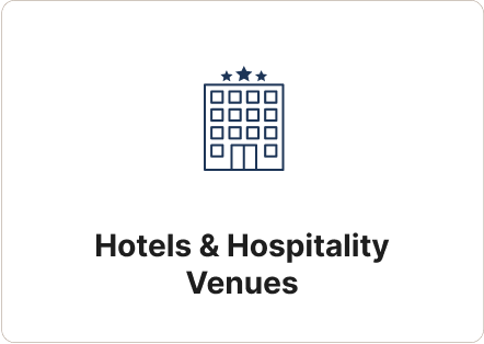 Hotels & Hospitality Venues