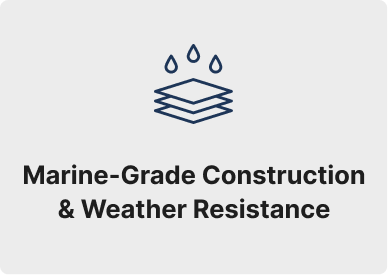 Marine-Grade Construction & Weather Resistance
