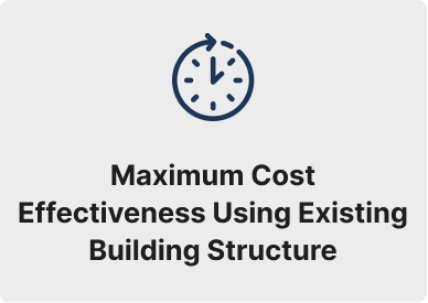Maximum Cost Effectiveness Using Existing Building Structure