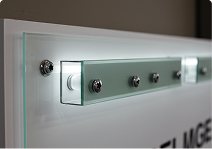 Modern Acrylic & Tempered Glass Components