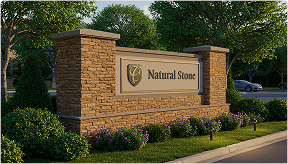 Natural Stone Monument Signs