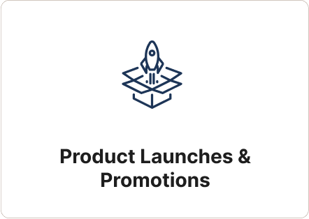 Product Launches & Promotions