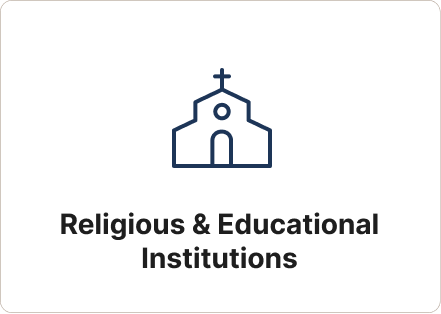 Religious & Educational Institutions