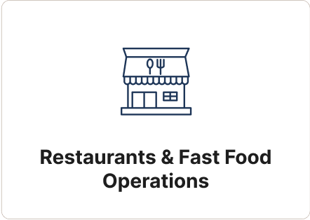 Restaurants & Fast Food Operations