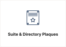 Suite & Directory Plaques